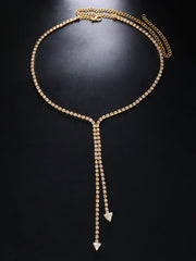 Urban Evening Normcore Rhinestone Necklaces Accessories