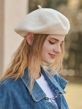 Simple Wool Solid Color Beret Hat