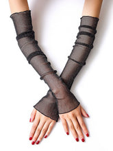 Sun Protection Mesh Solid Color Sleevelet