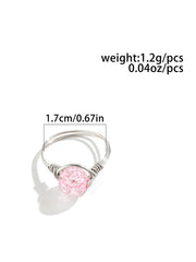Casual Geometric Rings Accessories