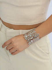Geometric Hollow Solid Color Bracelet Accessories
