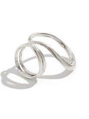 Geometric Shiny Irregularity Rings Accessories