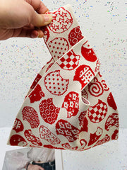 Cartoon Printed Cute Woven Handbag Bags