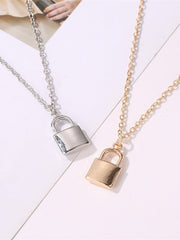 Simple Lock Necklace