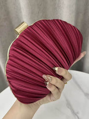 Lock Pleated Mini Bags Evening Bags & Clutches Crossbody Bags