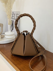 Adjustable Foldable Solid Color Woven Bags Accessories