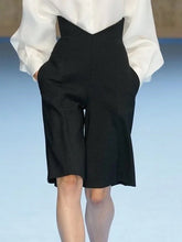 Pockets Solid Color Loose Shorts Bottoms