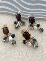 Animal Shape Heart Shape Shiny Irregularity Earrings Accessories