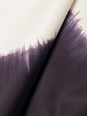 Batwing Sleeves Loose Contrast Color Printed Split-Joint Round-Neck Maxi Dresses