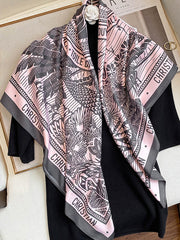Vacation Letter Print Animal Printed Printed Shawl&Scarf