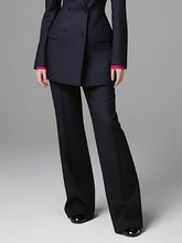 Solid Color High Waisted Suit Pants