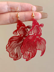 Animal Shape Drop Earrings