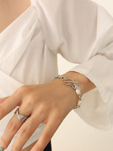 Leisure Simple Geometric Pearl Alloy Bracelet Accessories