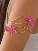 Adjustable Flower Shape Hollow Armlet Accessories