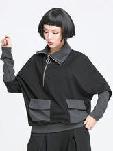 Original Split-Joint Lapel T-Shirts Sweatshirt Tops