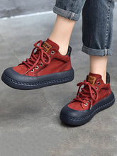 Round-Toe Tied Shoes Booties