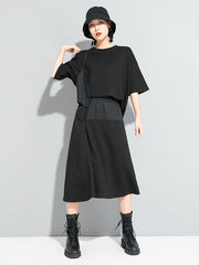 Original Irregularity Split-Joint Skirt