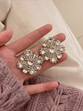 Urban Rhinestone Floral Earrings Accessories