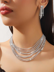 Layered Necklaces Accessories Drop Earrings