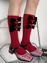 Bowknot Contrast Color Socks Accessories
