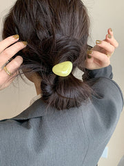 Geometric Stretch; Elastic Ponytailholder Hairtie Hairbobble Hair Accessories