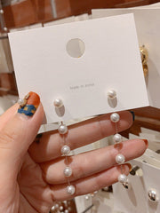 Geometry Split-Joint Tasseled Earrings Accessories