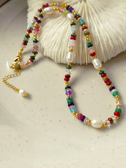 Beaded Contrast Color Necklaces Accessories Dainty Necklace