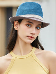 Contrast Color Woven Sun-Protection Hats&Caps