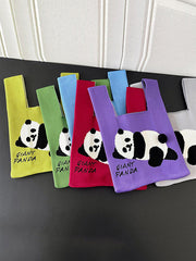 Animal Printed Woven Handbag Bags Accessories