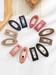 Geometric Hollow Hair Clips