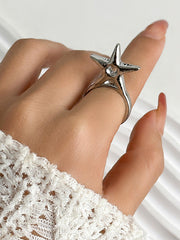 Hollow Star Shape Normcore Rings Accessories