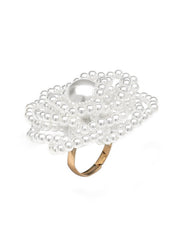 Beads Flower Shape Rings Accessories