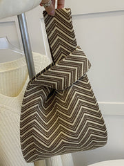 Striped Woven Handbag Bags Accessories