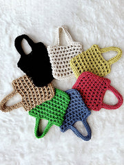 Hollow Solid Color Mini Bags Bags Accessories Handbags