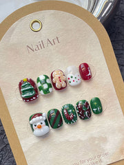 Detachable Printed Press-On Nails