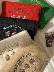 Keep Warm Knitted Letters Scarf