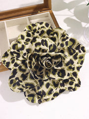 Flower Shape Leopard Brooch Accessories