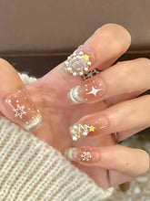 Detachable Geometric Press-On Nails