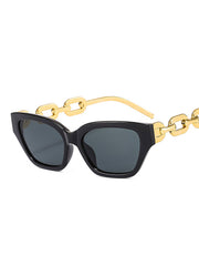 Geometric Hollow Sun-Protection Sunglasses Accessories