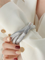 Pleated Solid Color Bracelet Accessories