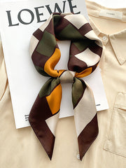Casual Contrast Color Plaid Shawl&Scarf
