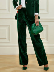 Loose Wide Leg Solid Color Pants