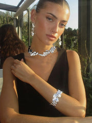 Geometric Solid Color Choker Necklace