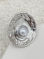 Geometric Pleated Shiny Rings Accessories