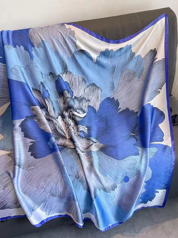 Floral Printed Scarf Headband