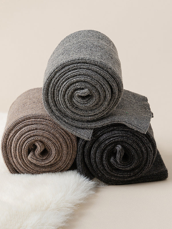 Casual Keep Warm Solid Color Leg Warmers Accessories