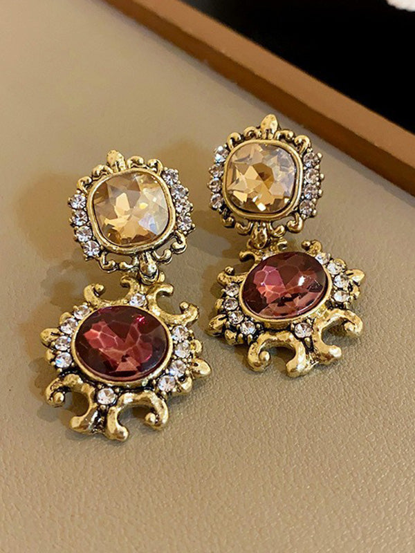 Geometric Drop Earrings