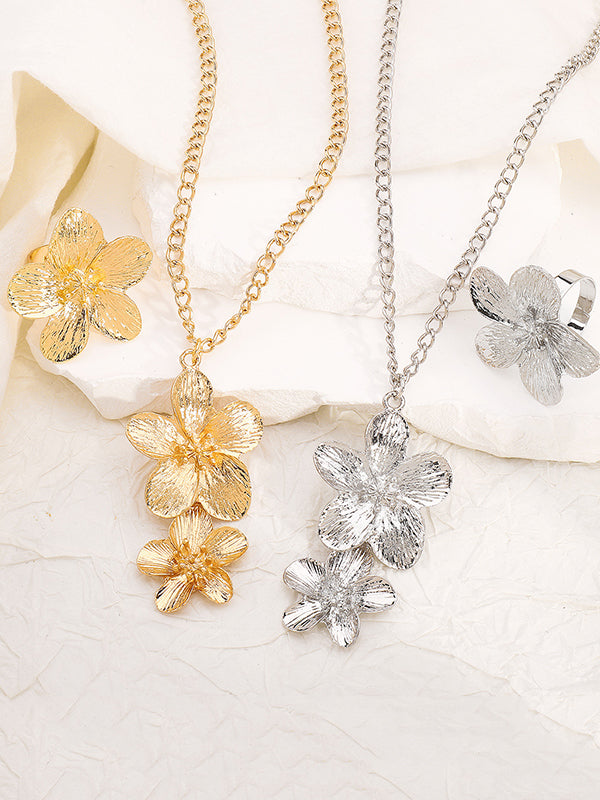 Flower Shape Rings Accessories + Necklaces Accessories