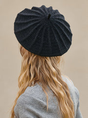 Stylish Knitting Solid Color Beret Hat