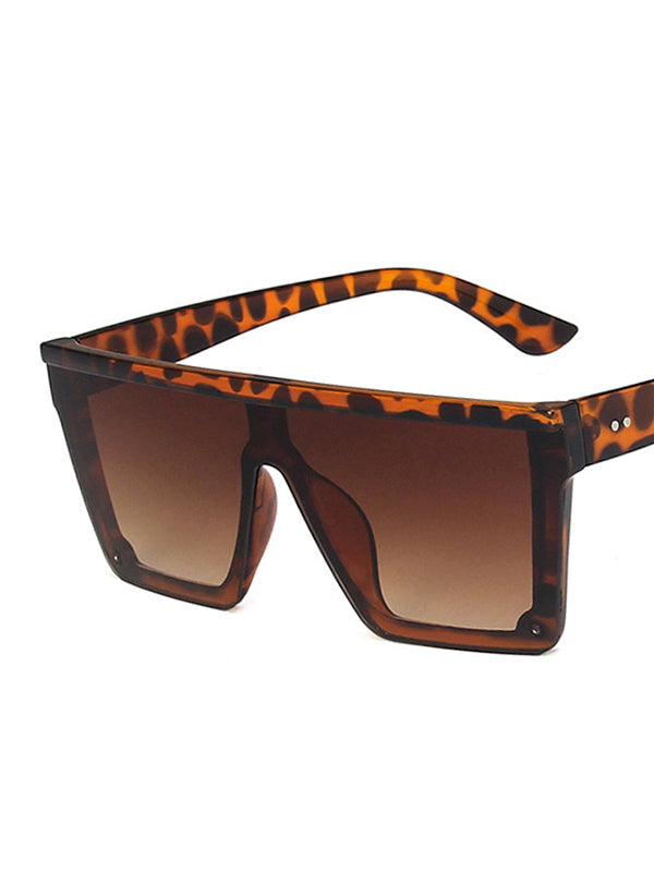 Geometric Sun-Protection Sunglasses Accessories